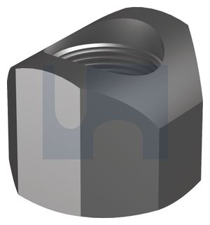 NUT TRACK HEX ROUND FACE PLAIN UNF 1-3/8